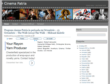 Tablet Screenshot of cinemapatria.ro